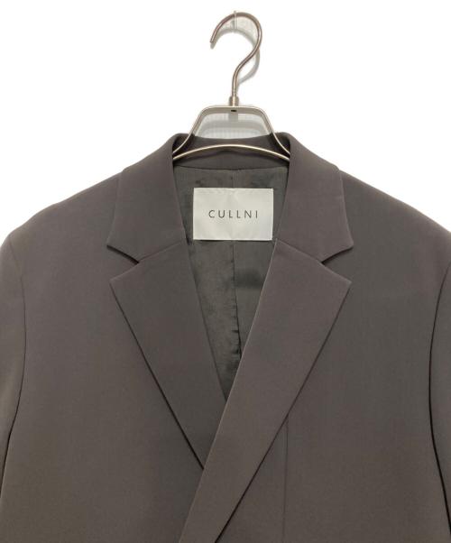 CULLNI（クルニ）CULLNI (クルニ) Double Satin Zip Pocket Tailored Jacket グレー サイズ:SIZE 1の古着・服飾アイテム