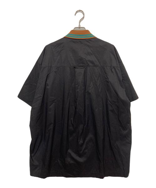 kolor/BEACON（カラービーコン）kolor/BEACON (カラービーコン) Nyストレッチタフタシャツ ブラック サイズ:SIZE 11の古着・服飾アイテム