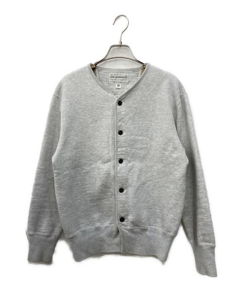 THE REAL McCOY'S（ザ・リアルマッコイズ）THE REAL McCOY'S (ザ・リアルマッコイズ) U.S.N. スウェット カーディガン グレー サイズ:36の古着・服飾アイテム