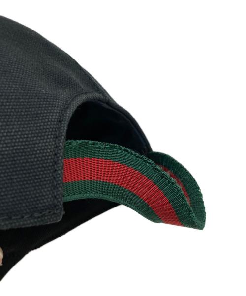 GUCCI（グッチ）GUCCI (グッチ) キャップ ブラックの古着・服飾アイテム