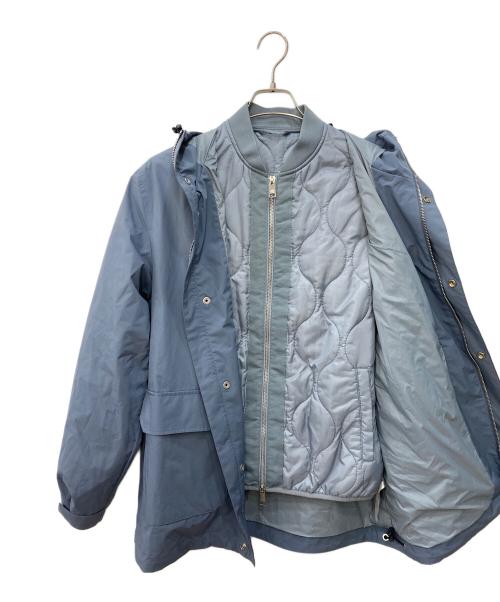 ARMANI EXCHANGE（アルマーニ エクスチェンジ）ARMANI EXCHANGE (アルマーニ エクスチェンジ) CABAN COAT ライナー付きジャケット ブルー サイズ:Ｓの古着・服飾アイテム