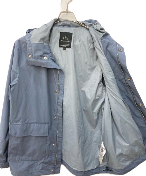 ARMANI EXCHANGE（アルマーニ エクスチェンジ）ARMANI EXCHANGE (アルマーニ エクスチェンジ) CABAN COAT ライナー付きジャケット ブルー サイズ:Ｓの古着・服飾アイテム