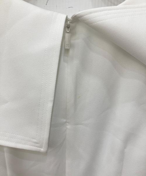 Rene（ルネ）Rene (ルネ) ビッグカラーブラウス ホワイト サイズ:SIZE34の古着・服飾アイテム