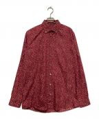 LOUIS VUITTONルイ ヴィトン）の古着「総柄ボタンダウンシャツ」｜レッド