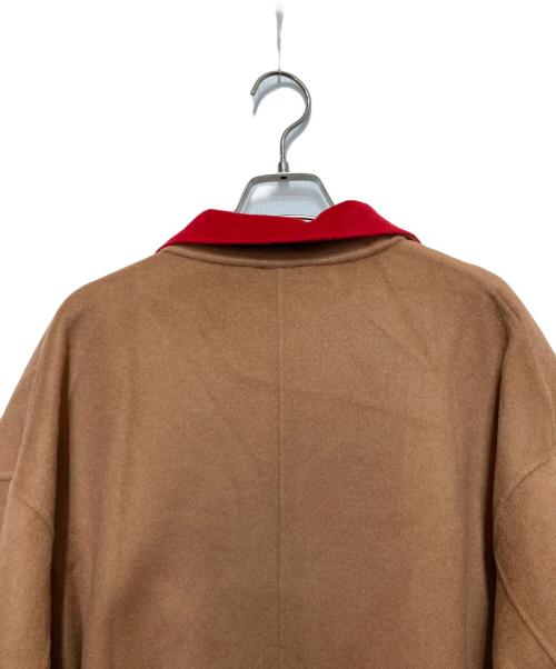 6(ROKU) BEAUTY&YOUTH（ロク ビューティーアンドユース）6(ROKU) BEAUTY&YOUTH (ロク ビューティーアンドユース) リバーシブルコート ブラウン×レッド サイズ:Mの古着・服飾アイテム