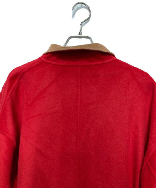 6(ROKU) BEAUTY&YOUTH（ロク ビューティーアンドユース）6(ROKU) BEAUTY&YOUTH (ロク ビューティーアンドユース) リバーシブルコート ブラウン×レッド サイズ:Mの古着・服飾アイテム