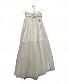 ARMANI EXCHANGEアルマーニ エクスチェンジ）の古着「ギャザースカート」｜ホワイト