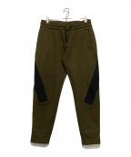 EMPORIO ARMANIエンポリオアルマーニ）の古着「サイドロゴパンツ」｜カーキ