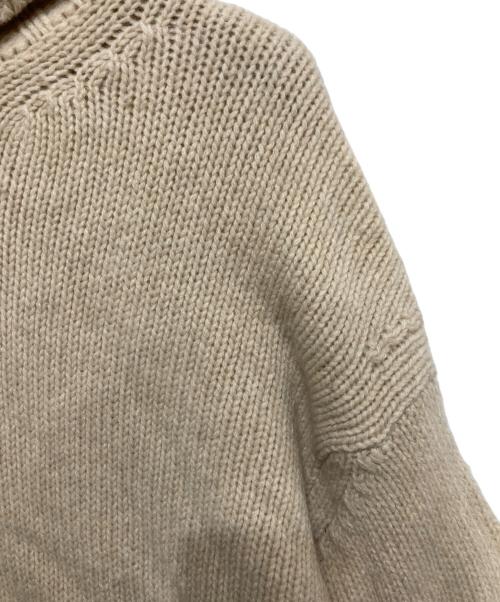 GALERIE VIE（ギャルリーヴィー）GALERIE VIE (ギャルリーヴィー) ファインウール ハイネックプルオーバー ベージュ サイズ:Sの古着・服飾アイテム
