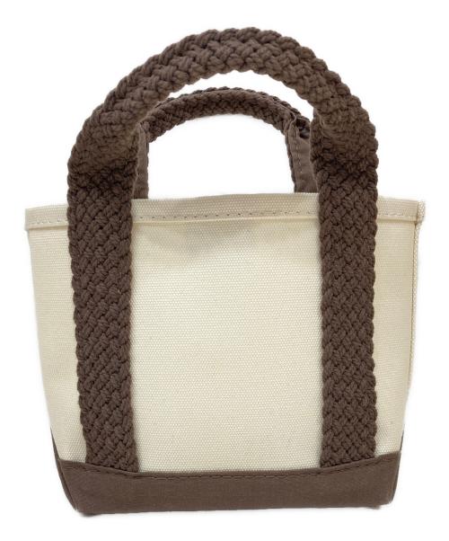 L.L.Bean（エルエルビーン）L.L.Bean (エルエルビーン) キャンバスハンドバッグ アイボリーの古着・服飾アイテム