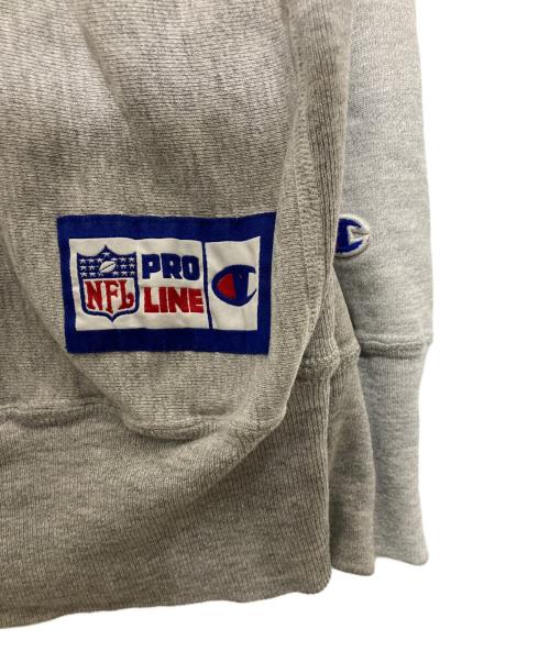 Champion REVERSE WEAVE（チャンピオン リバース ウィーブ）Champion REVERSE WEAVE (チャンピオン リバース ウィーブ) NFL (エヌエフエル) 3段プリントリバースウィーブスウェット グレー サイズ:XXLの古着・服飾アイテム