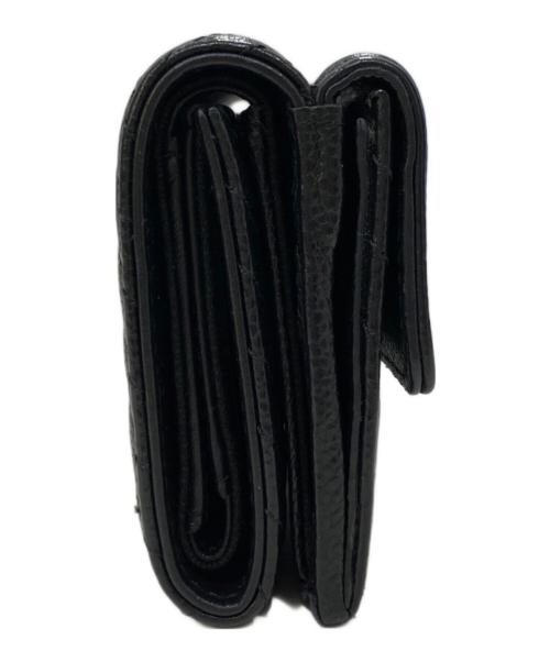 CHANEL（シャネル）CHANEL (シャネル) ボーイシャネル　ココマーク　スモール フラップ ウォレット　コンパクト財布 ブラックの古着・服飾アイテム
