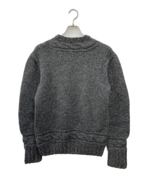 POLO RALPH LAUREN（ポロ・ラルフローレン）POLO RALPH LAUREN (ポロ・ラルフローレン) ウールハンドニット グレー サイズ:Mの古着・服飾アイテム