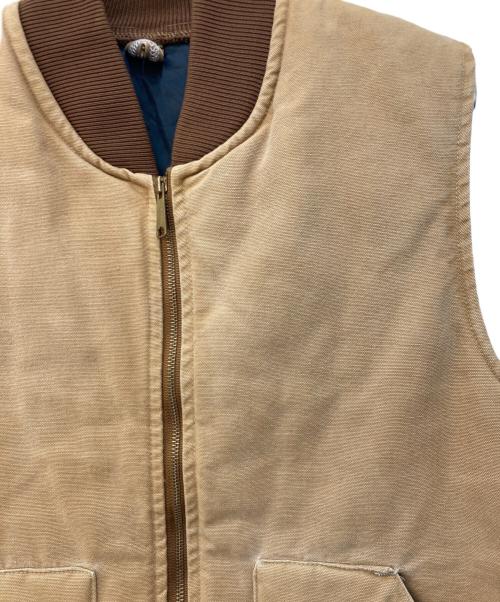 CarHartt（カーハート）CarHartt (カーハート) ダックベスト ベージュ サイズ:Lの古着・服飾アイテム