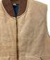 中古・古着 CarHartt (カーハート) ダックベスト ベージュ サイズ:L：17000円