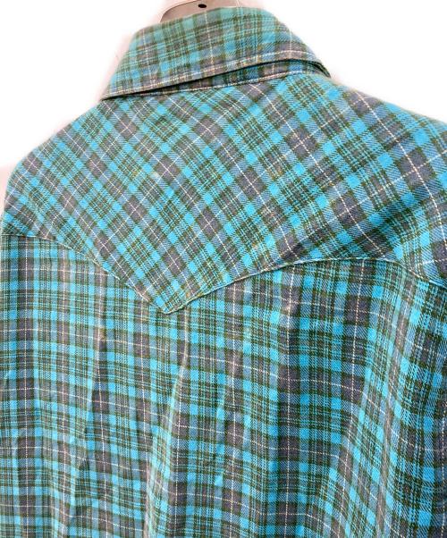WOOLRICH（ウールリッチ）WOOLRICH (ウールリッチ) チェックウエスタンシャツ グリーン サイズ:XLの古着・服飾アイテム