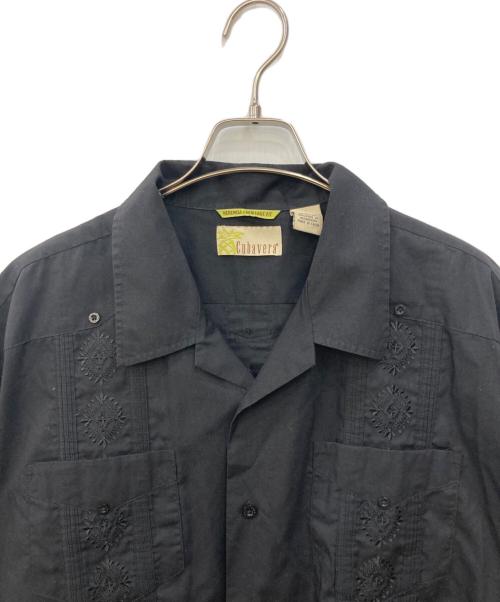 cubavera（キューバベラ）cubavera (キューバベラ) キューバシャツ ブラック サイズ:XLの古着・服飾アイテム