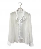 NARA CAMICIEナラカミーチェ）の古着「フリルブラウス」｜ホワイト