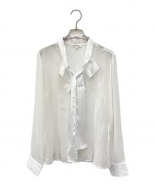 NARA CAMICIE（ナラカミーチェ）の古着「フリルブラウス」｜ホワイト
