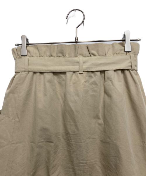 Max Mara WEEK END LINE（マックスマーラ ウイークエンドライン）MAX MARA WEEK END LINE (マックスマーラ ウイークエンドライン) ミモレ丈台形スカート ベージュ サイズ:Mの古着・服飾アイテム