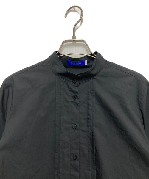 BLUE LABEL CRESTBRIDGE（ブルーレーベルクレストブリッジ）BLUE LABEL CRESTBRIDGE (ブルーレーベルクレストブリッジ) バンドカラーシャツワンピース ブラック サイズ:Sの古着・服飾アイテム