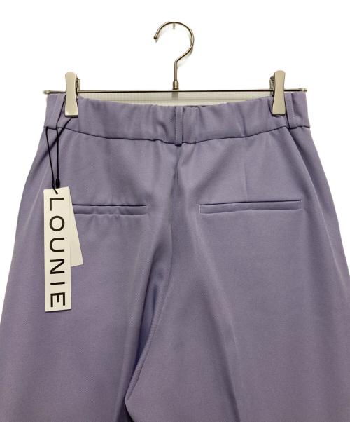 LOUNIE（ルーニー）LOUNIE (ルーニー) ノンアイロンバレルテーパードパンツ ラベンダー サイズ:SIZE 40の古着・服飾アイテム