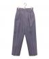 LOUNIE（ルーニー）の古着「ノンアイロンバレルテーパードパンツ」｜ラベンダー