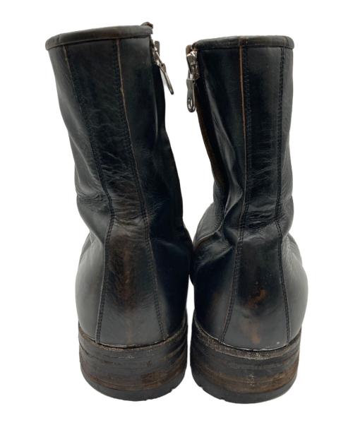 MIHARA YASUHIRO（ミハラヤスヒロ）MIHARA YASUHIRO (ミハラヤスヒロ) エイジング加工レースアップブーツ ブラック サイズ:26㎝の古着・服飾アイテム
