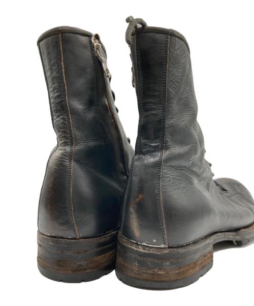 MIHARA YASUHIRO（ミハラヤスヒロ）MIHARA YASUHIRO (ミハラヤスヒロ) エイジング加工レースアップブーツ ブラック サイズ:26㎝の古着・服飾アイテム