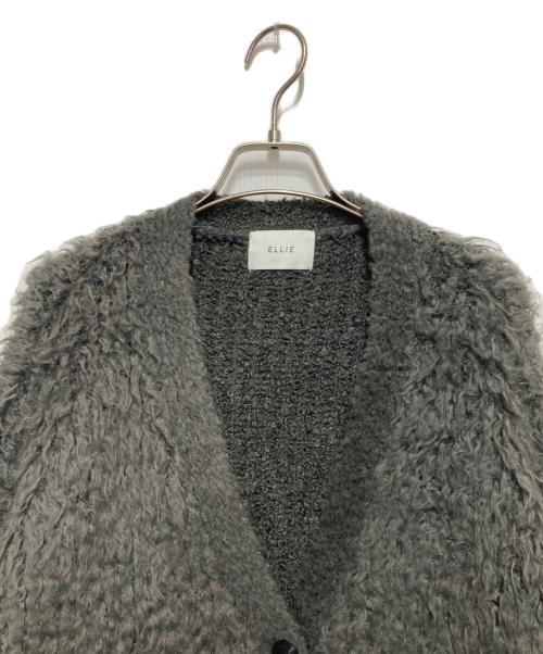 ELLIE（エリー）ELLIE (エリー) シャギーカーディガン グレー サイズ:FREEの古着・服飾アイテム