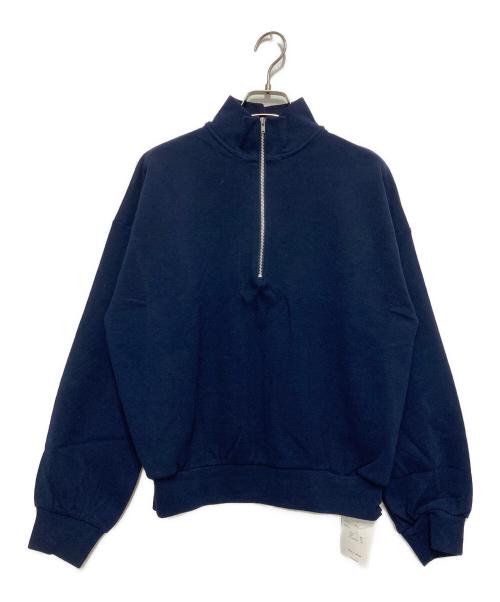 Gypsohila（ジプソフィア）Gypsohila (ジプソフィア) ハーフジップスウェット ネイビー サイズ:FREEの古着・服飾アイテム