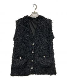 Gypsohila（ジプソフィア）の古着「Sugar Gillet」｜ブラック