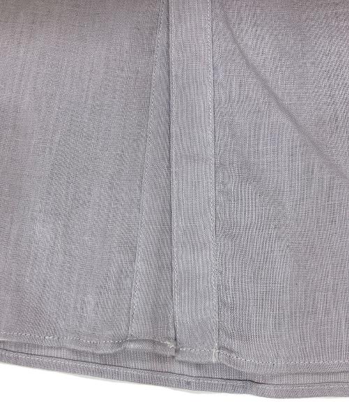 nano・universe（ナノ・ユニバース）nano・universe (ナノ・ユニバース) バンドカラーブラウス グレー サイズ:Freeの古着・服飾アイテム