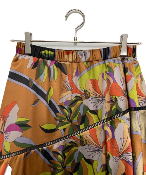 GRACE CONTINENTAL（（グレースコンチネンタル）GRACE CONTINENTAL (（グレースコンチネンタル) フラワープリントセットアップブラウス マルチカラー サイズ:Sの古着・服飾アイテム