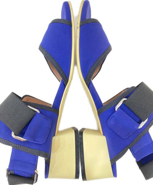 MARNI（マルニ）MARNI (マルニ) オープントゥーストラップサンダル ブルー サイズ:36の古着・服飾アイテム