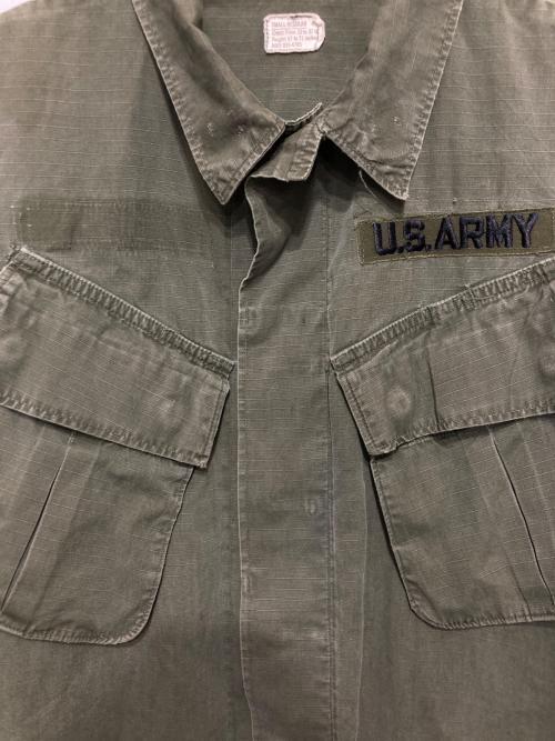 US ARMY（ユーエスアーミー）US ARMY (ユーエスアーミー) 60’s Jungle Fatigue Jacket 4th Type カーキ サイズ:Sの古着・服飾アイテム