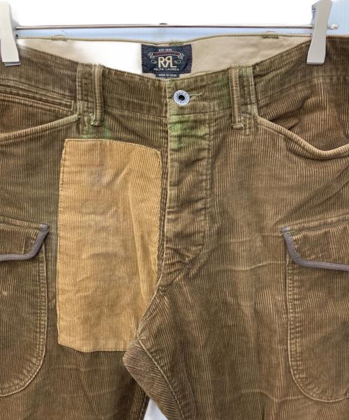 RRL（ダブルアールエル）RRL (ダブルアールエル) コーデュロイカーゴパンツ ブラウン サイズ:SIZE 81㎝(W32)の古着・服飾アイテム