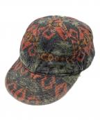 RRLダブルアールエル）の古着「ネイティブ柄キャップ」｜マルチカラー