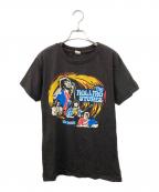 USEDユーズド）の古着「両面プリントTシャツ」｜ブラック