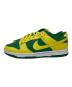 NIKE (ナイキ) DUNK LOW RETRO BTTYS グリーン×イエロー サイズ:28㎝：5000円