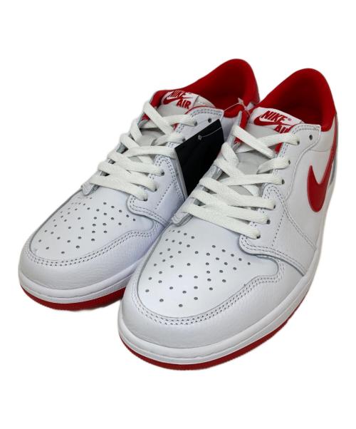 NIKE（ナイキ）NIKE (ナイキ) AIR JORDAN 1 RETRO LOW OG ホワイト×レッド サイズ:28㎝の古着・服飾アイテム