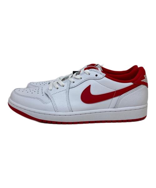 NIKE（ナイキ）NIKE (ナイキ) AIR JORDAN 1 RETRO LOW OG ホワイト×レッド サイズ:28㎝の古着・服飾アイテム