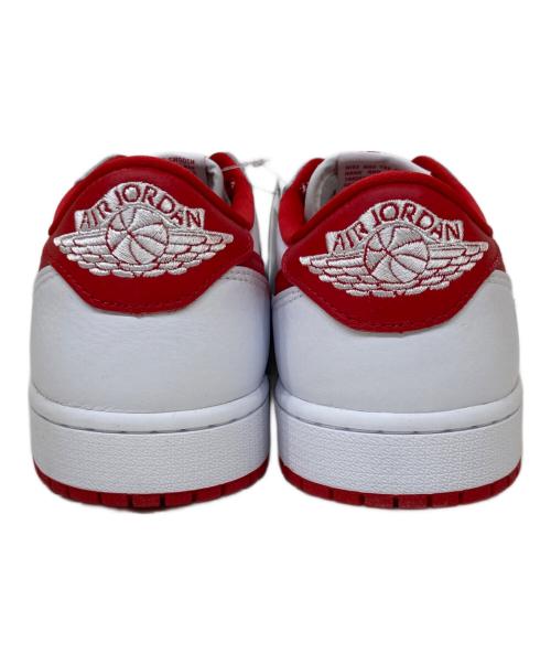 NIKE（ナイキ）NIKE (ナイキ) AIR JORDAN 1 RETRO LOW OG ホワイト×レッド サイズ:28㎝の古着・服飾アイテム