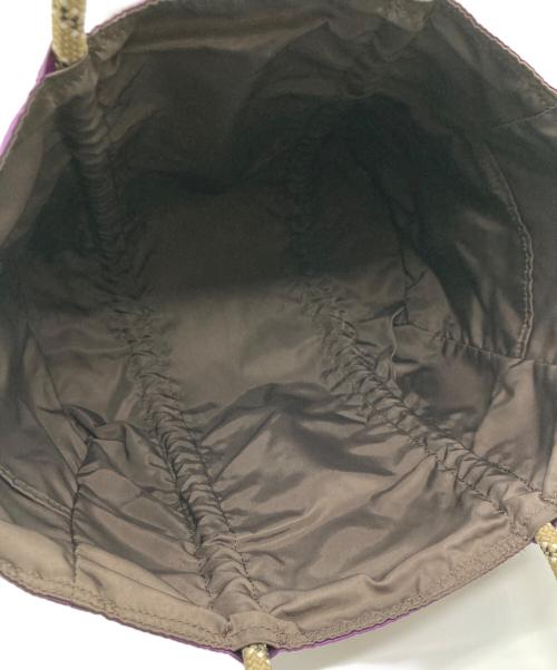 NOMADIS（ノマディス）NOMADIS (ノマディス) ナイロントートバッグ パープルの古着・服飾アイテム