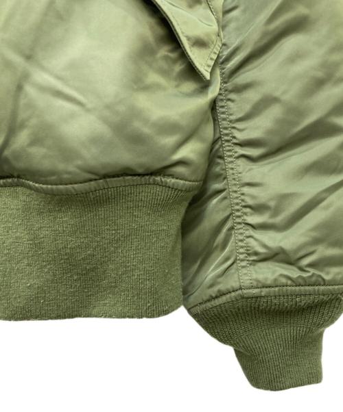 ALPHA（アルファ）ALPHA (アルファ) MA-1ジャケット グリーン サイズ:Lの古着・服飾アイテム