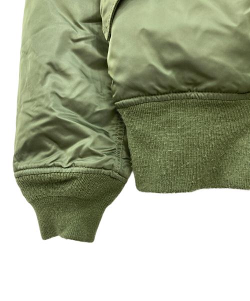 ALPHA（アルファ）ALPHA (アルファ) MA-1ジャケット グリーン サイズ:Lの古着・服飾アイテム