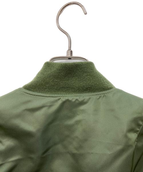ALPHA（アルファ）ALPHA (アルファ) MA-1ジャケット グリーン サイズ:Lの古着・服飾アイテム
