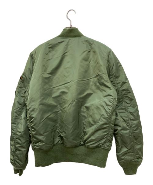 ALPHA（アルファ）ALPHA (アルファ) MA-1ジャケット グリーン サイズ:Lの古着・服飾アイテム