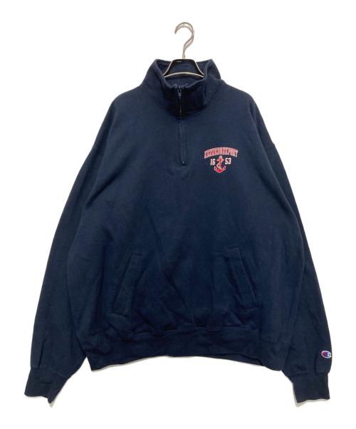 Champion（チャンピオン）Champion (チャンピオン) ハーフジップスウェット ネイビー サイズ:2XLの古着・服飾アイテム