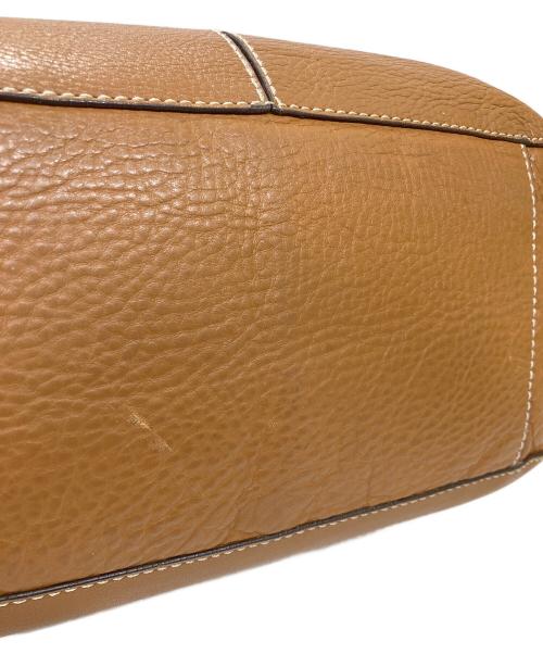 COLE HAAN（コールハーン）COLE HAAN (コールハーン) レザーハンドバッグ ブラウンの古着・服飾アイテム